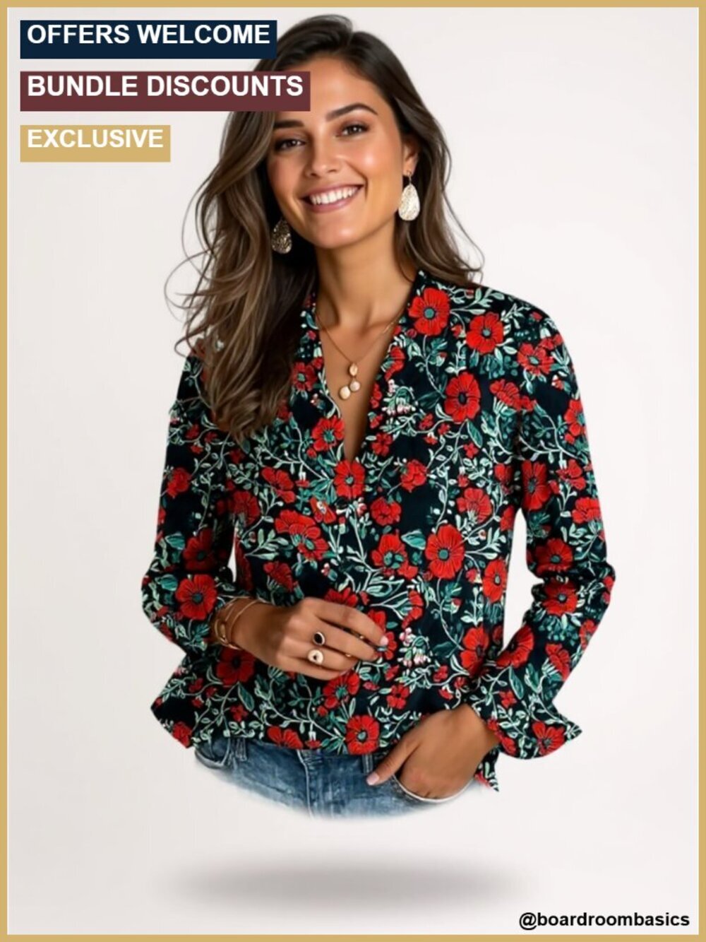 Satin Button Down Blouse Long Sleeve Business Casual Top